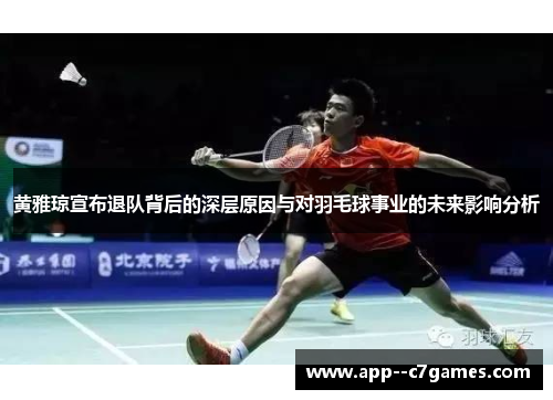 黄雅琼宣布退队背后的深层原因与对羽毛球事业的未来影响分析